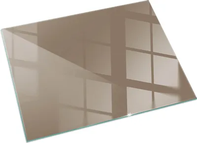 Imagen del producto de Color marrón – Placa de vidrio para – estufa de leña – Placa de vidrio para chimenea – Vidrio protector – Placa de protección contra chispas – Placa de vidrio resistente al fuego – Placa de protección contra el calor – Protección para el suelo de vidrio – 120x80 cm