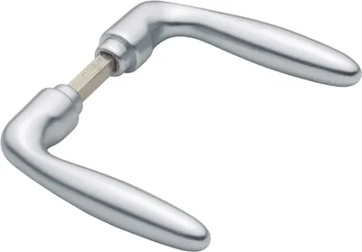 Image de HOPPE 758388 béquille double aluminium anodisé VERONA