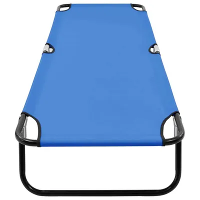 Immagine prodotto di Lettino Prendisole Pieghevole Blu in Acciaio