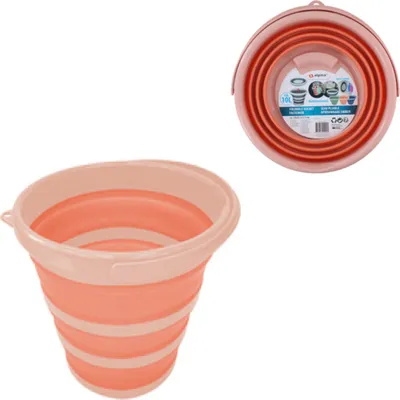 Image de Seau pliable Seau de nettoyage Seau à eau Camping Silicone 10L