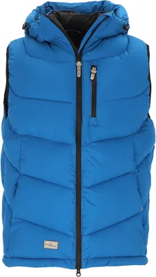 Produktbild von Blue Wave Herren Steppweste Jasper - Weste gesteppt mit abnehmbarer Kapuze in Royalblau Größe S