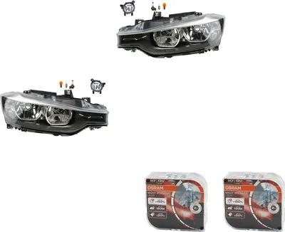 Obrázok produktu pre Johns, svetlomety + Osram Night Breaker Laser vhodné pre BMW radu 3 F30 F31 10/11-04/15 63177248911 7248911 63177248912 7248912 63117259523 7259523 63