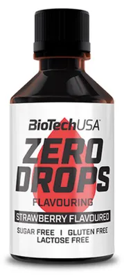 Imagen del producto de BioTech USA Zero Drops, 50 ml, sabor a fresa