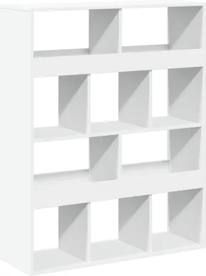 Obrázek produktu pro vidaXL Knihovna bílá 100x33x125,5 cm Materiál na bázi dřeva