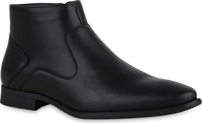 Produktbild von VAN HILL Klassische Herren Boots Elegante Business Stiefeletten 813544, Farbe: Schwarz, Größe: 45
