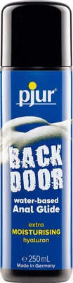 Obrázek produktu pro Anální lubrikant na vodní bázi - Pjur Back Door Water Anal Glide 250 ml