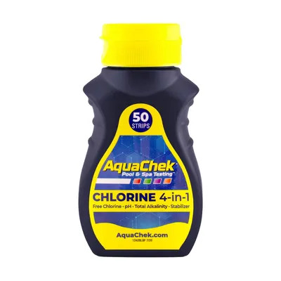 Produktbild von AquaChek Yellow 4-in-1 Teststreifen (50 Stück)