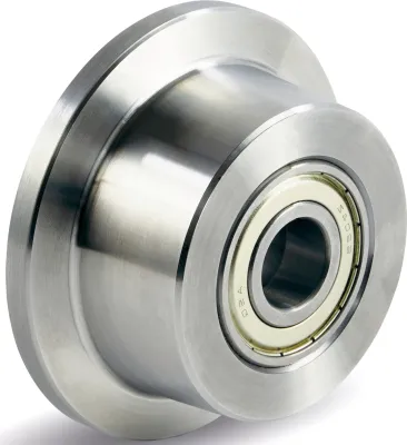Produktbild von Rad mit Spurkranz Rad 50mm Stahl Kugellager Tragfähigkeit:500KG