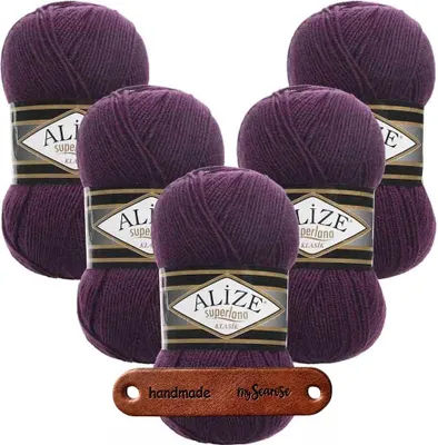 Produktbild von 5 x ALIZE Superlana Klasik 111 mit Label