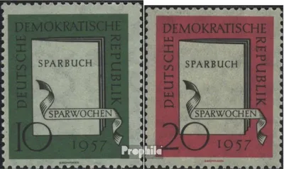 Produktbild von Briefmarken DDR 1957 Mi 598-599 (kompl.Ausg.) gestempelt Sparwochen