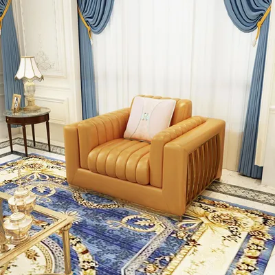 Produktbild von Sessel Design Couch Sofa Relax Leder Lounge Luxus Fernseh Club Polster Sitzer
