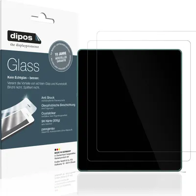 Produktbild von 2x Schutzfolie für Amazon Kindle Scrible 2024 - Anti-Shock 9H Folie dipos Glass Kunststoffglas