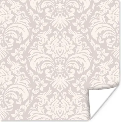 Produktbild von MuchoWow® Poster Formen - Vintage - Muster 100x100 cm - Babyzimmer
