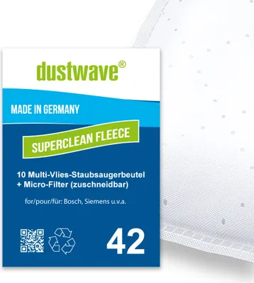 A product label for dustwave vacuum cleaner bags.