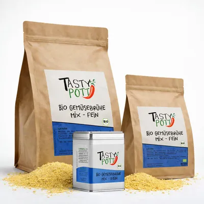 Produktbild von Tasty Pott Gemüsebrühe - im Beutel - 250g