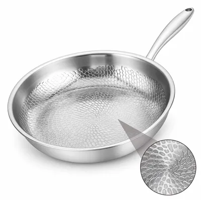 Titanium Bratpfanne 26 cm, unbeschichtet, für alle Herdarten