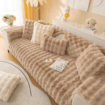 Productafbeelding van Famanu antislip sofaovertrek, wasbare meubelbeschermer voor de woonkamer, 70 x 150 cm