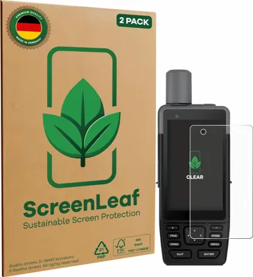 Produktbild von 2x ScreenLeaf Schutzfolie für Garmin GPSMAP H1 Displayschutz Display Schutz Folie Klar Transparent