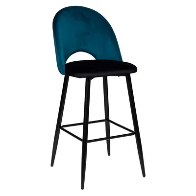 Obrázek produktu pro Barová sametová židle KARA, 110 cm