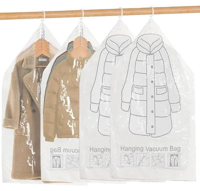 Imagen del producto de Bolsas de vacío transparentes para ropa - 110 x 70 cm