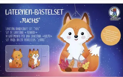Obrázok produktu pre Súprava na výrobu lampášov líška