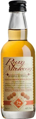 Produktbild von Malecon Reserva Superior 12 Anos Rum Miniatur 0,05 L