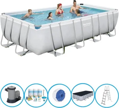 Zdjęcie produktu dla Bestway - Basen - Power Steel - Zestaw basenowy - 549x274x122 cm