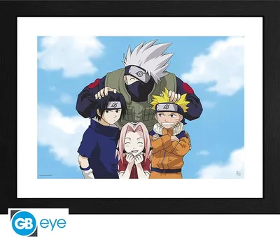 Produktbild von NARUTO - Tirage encadré Photo Équipe 7 (300)