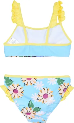 Produktbild von Frozen - Die Eiskönigin Bikini Mädchen Kinder Anna und Elsa, Farbe:Türkis, Größe:128