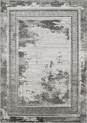 Produktbild von Tapiso Teppich ARES klassisch grau Wohnzimmer Schlafzimmer 180 x 250 cm