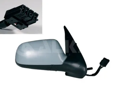 Produktbild von ALKAR 6136363 Außenspiegel Seitenspiegel Rechts für CITROËN XSARA (N1) Beheizt Konvex Grundiert Elektrisch