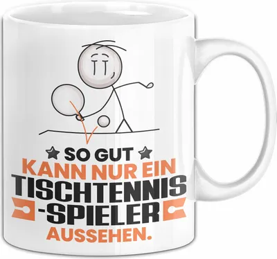 Produktbild von Tischtennisspieler Geschenk Tasse So Gut Kann Nur Ein Tischtennisspieler Aussehen Geschenkidee Kaffee-Becher (Weiß)