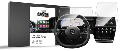 Produktbild von Keramische Autodisplayfolie 2in1 für Renault Rafale 12" (2024-2025), Grizz Protector