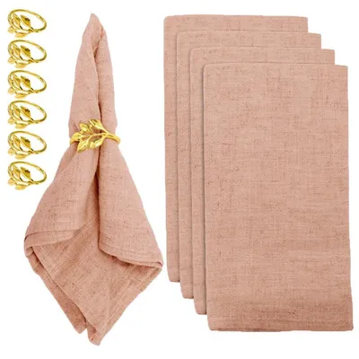 Produktbild von Stoffserviette 20 Stück Serviettenringe, 3,6cm Durchmesser Serviettenring