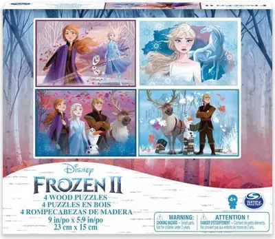 Immagine prodotto di Disney Frozen 2 - Gioco per bambini - Puzzle in legno 4 modelli Frozen 2