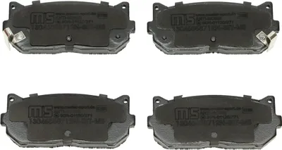 Image de MS 13046058712N-SET-MS Plaquettes de frein, plaquettes de frein essieu arrière pour KIA CLARUS (K9A)