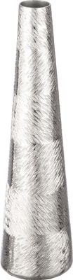 Casablanca Vase, konisch, "Sinar", Aluminium, silberfarben, , L. 10 cm, B. 10 cm, H. 38 cm 69264