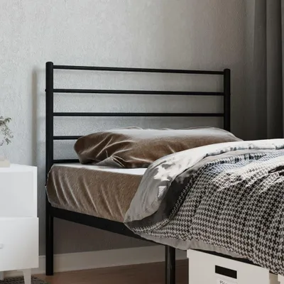 Produktbild von Kopfteile und Fußteile für Betten aus Metall in Schwarz, 90 cm