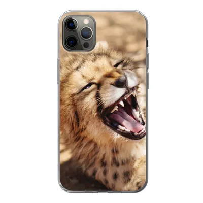 Produktbild von MuchoWow® Handyhülle Schutzhülle Hülle für iPhone 13 Pro Max Gepard - Tier - Nahaufnahme Silikon Softcase Handy Hülle - Mobiltelefon