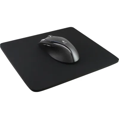Produktbild von InLine Maus-Pad 250x220x6mm, schwarz, Schwarz, Einfarbig, Textil, Anti-Rutsch-Basis