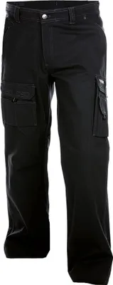 Produktbild von DASSY® Kingston Canvas Arbeitshose SCHWARZ Gr.48 Länge: STANDARD