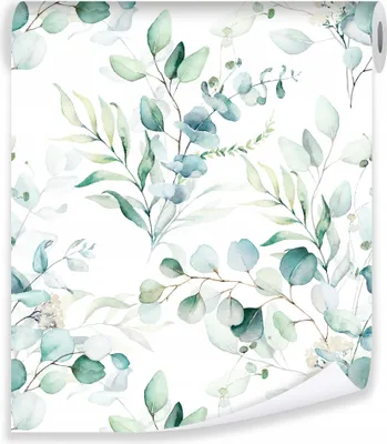 Obrázek produktu pro Netkaná tapeta v roli zelené listy rostliny netkaná tapeta - 10m x 50cm včetně pasty - obývací pokoj ložnice předsíň XXL tapety motivy nalepit na zeď tapety na zeď