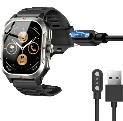 Immagine prodotto di Caricabatterie magnetico, compatibile con lo smartwatch Jugeman V10 da 2,06 pollici