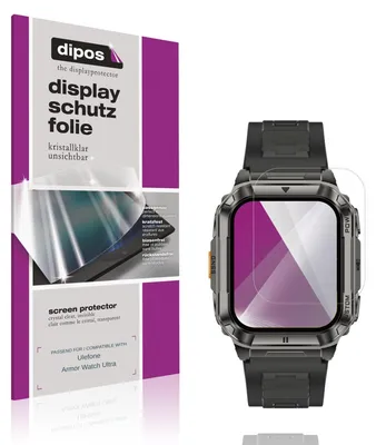 Immagine prodotto di 6x Pellicola Protettiva per Ulefone Armor Watch Ultra Protezione Schermo Claro Display dipos
