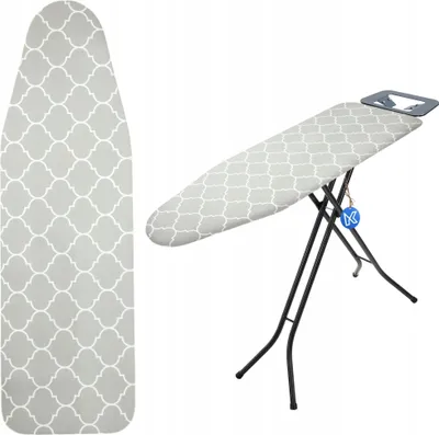 Obrázok produktu pre Obal na žehliacu dosku - napínací obal na žehliacu dosku - 144 x 44 cm - elastický - sivý