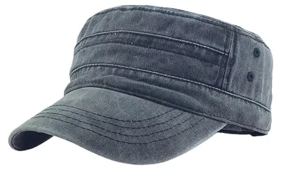 Produktbild von Herren-Sonnenhut im Vintage-Stil mit flachem Oberteil und gewaschenem Oberteil für den Sommer
