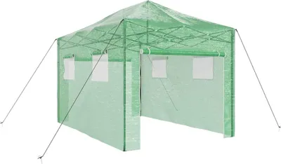 Produktbild von Gewächshaus mit Pop-up-Rahmen Grün 280 x 410 x 315 cm Eisen