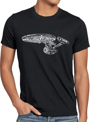 Produktbild von style3 Spaceship T-Shirt Herren star