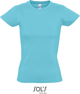 Produktbild von SOLs 11502 | Imperial Women / Damen T-Shirt - Farbe: Atoll Blue - Größe: XXL