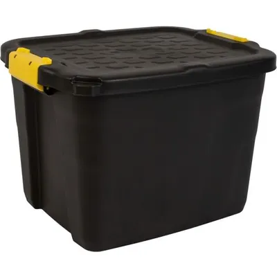 Produktbild von Aufbewahrungsbox 42l HW443 schwarz / gelb